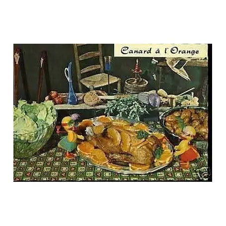 Carte Recette - Le canard a l'orange Seulement Aujourd’hui