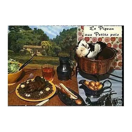 Prix Réduit Carte Recette - Le pigeon aux petits pois