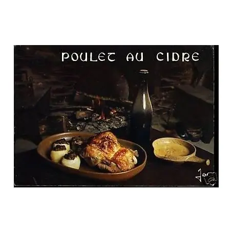 Carte Recette - Le poulet au cidre Populaire