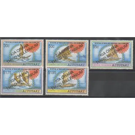 Bon Plan Aitutaki - 1999 - No 576/580 - Navigation