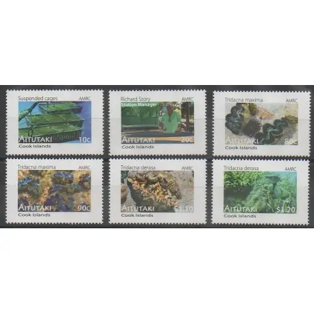 Acheter Direct Aitutaki - 2011 - No 631/636 - Animaux marins