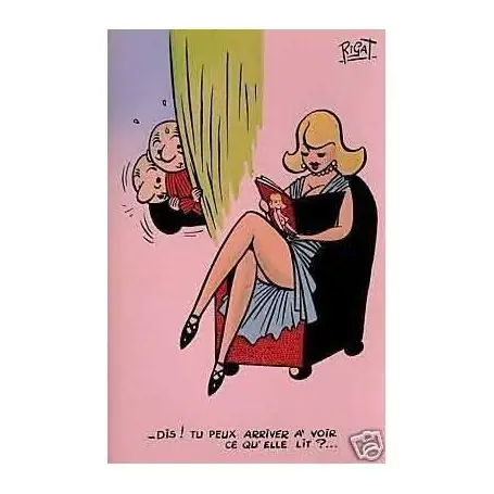 Dis ! Tu peux arriver a voir ce qu'elle lit ?... Bon Plan