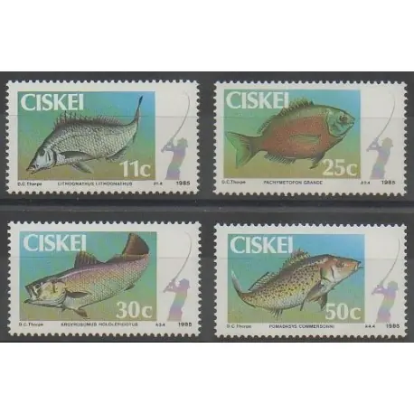 Must-Have Afrique du Sud - Ciskey - 1985 - No 70/73 - Animaux marins