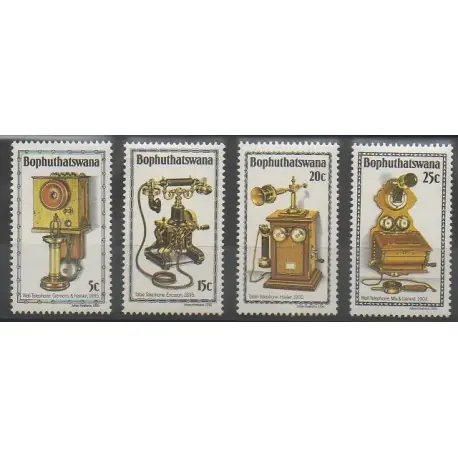 Meilleur Choix Afrique du Sud - Bophuthatswana - 1981 - No 76/79 - Télécommunications