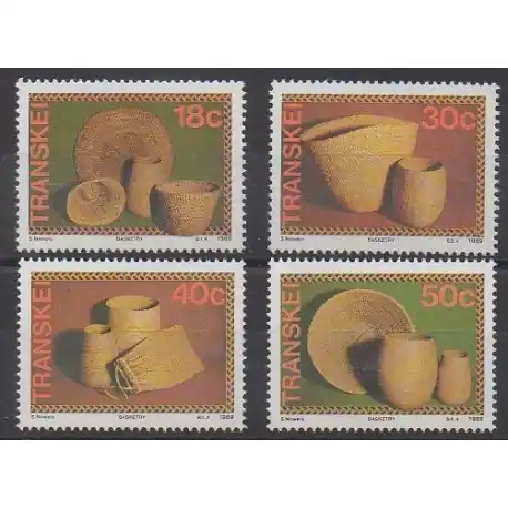Afrique du Sud - Transkei - 1989 - No 234/237 - Artisanat ou métiers Nouvel Arrivage