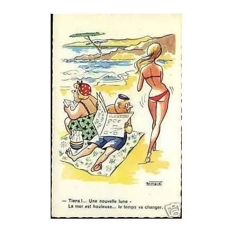 Commander Vite Tiens une nouvelle lune - La mer est houleuse....