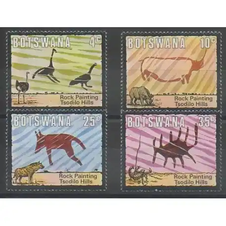 Produit De Marque Botswana - 1975 - No 288/291 - Peinture