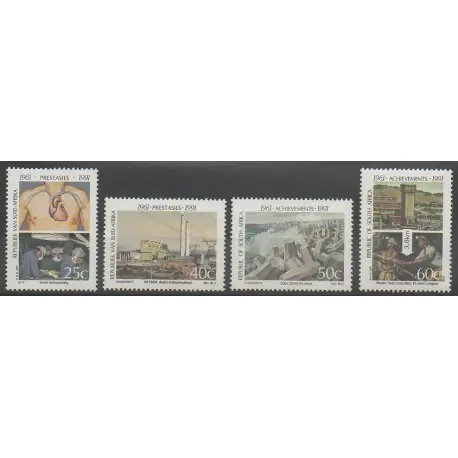 Afrique du Sud - 1991 - No 735/738 Remise