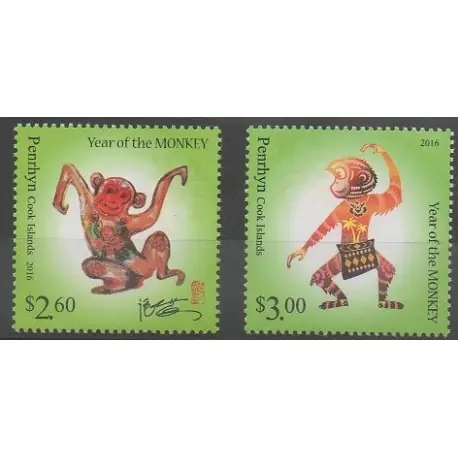 Livraison Mondiale Penrhyn - 2015 - No 573/574 - Horoscope