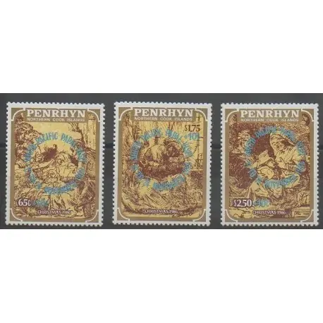 Penrhyn - 1986 - No 333/335 - Noël Prix Choc