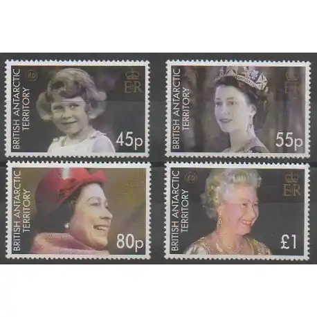 Grande-Bretagne - Territoire antarctique - 2006 - No 415/418 - Royauté - Principauté Commande En Gros
