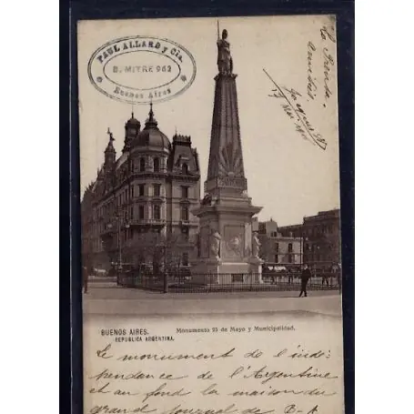 Bon Plan Argentine - Buenos Aires - Monumento 25 de Mayo y Municipalidad