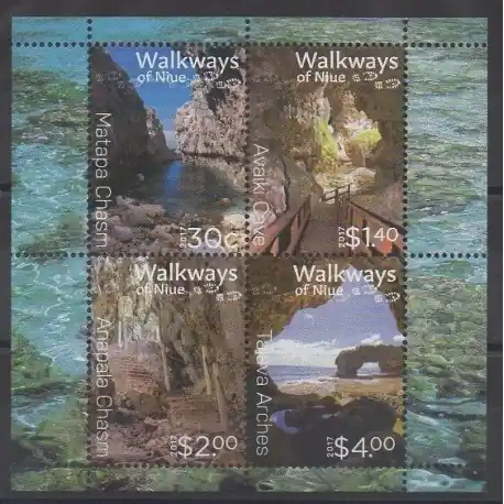 Authentique Niue - 2017 - No BF174 - Sites