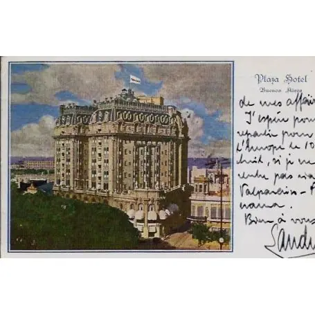 Argentine - Buenos Aires - Plaza Hotel Certifié