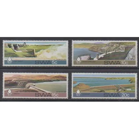 Jusqu’à Épuisement Des Stocks Namibie - Sud Ouest Africain - 1980 - No 453/456 - Sites