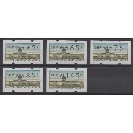 Gros Lot Allemagne occidentale (RFA - Berlin) - 1987 - No TD1 - Châteaux