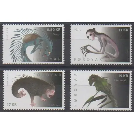 Promotion Saisonnière Féroé (Iles) - 2012 - No 747/750 - Animaux