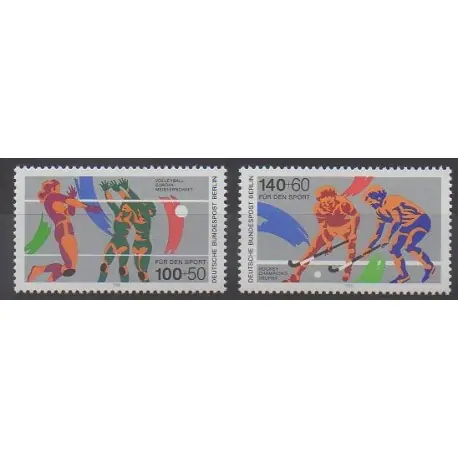 Top Vente Allemagne occidentale (RFA - Berlin) - 1989 - No 797/798 - Sports divers