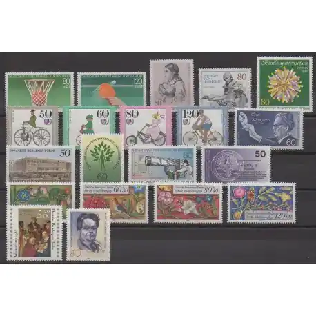 Allemagne occidentale (RFA - Berlin) - Année complète - 1985 - No 691/710 Gros Lot