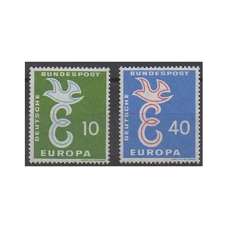 Allemagne occidentale (RFA) - 1958 - No 164/165 - Europa Premium
