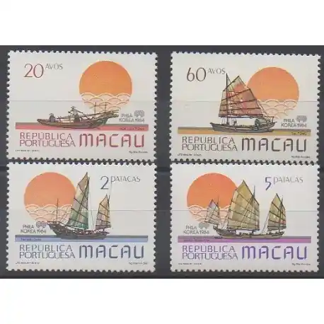 Macao - 1984 - No 501/504 - Navigation Quantité Limitée