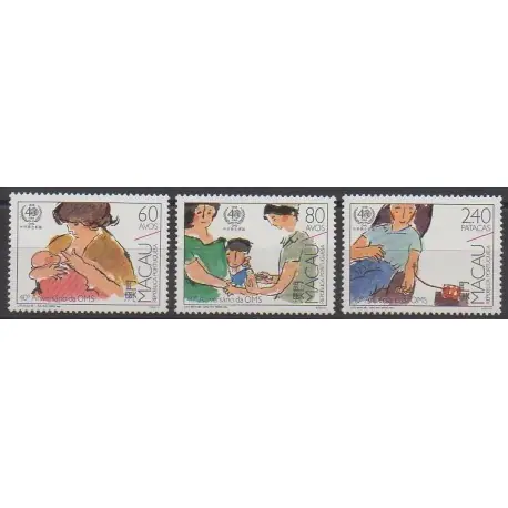 Jusqu’à Épuisement Des Stocks Macao - 1988 - No 564/566 - Santé ou Croix-Rouge