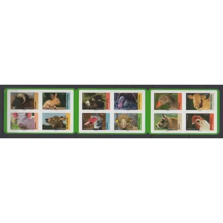 Prix Promo France - Autoadhésifs - 2017 - No BC1386 - Mammifères