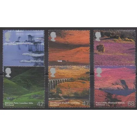 Grande-Bretagne - 2003 - No 2462/2467 - Sites Tendance