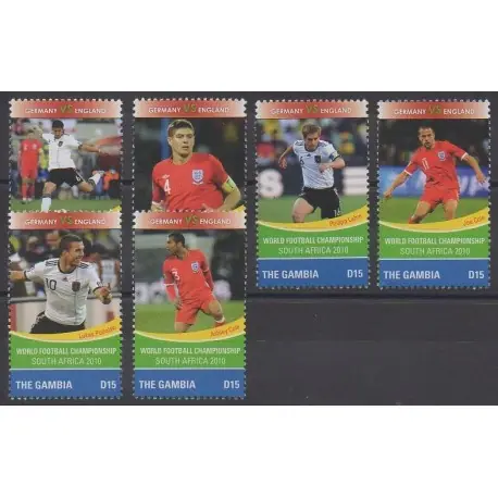 Offre Du Jour Gambie - 2010 - No 5018T/5018Y - Coupe du monde de football
