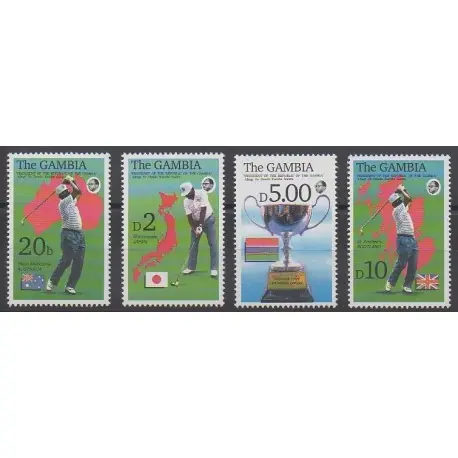 Gambie - 1992 - No 1238/1241 - Sports divers Meilleur Choix