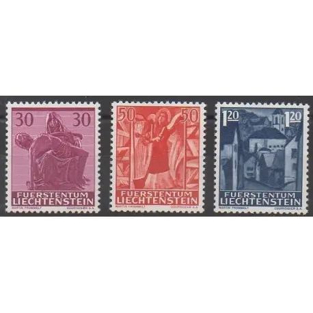Prix Choc Liechtenstein - 1962 - No 370/372 - Pâques