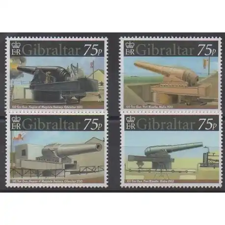 Gibraltar - 2010 - No 1359/1362 - Histoire militaire Quantité Limitée