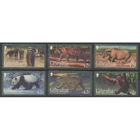 Gibraltar - 2011 - No 1431/1436 - Mammifères - Espèces menacées - WWF Affaire À Saisir