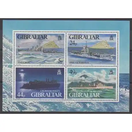 Gibraltar - 1995 - No BF21 - Navigation - Histoire militaire Marque