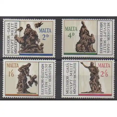 Livraison Gratuite Malte - 1967 - No 358/361 - Art