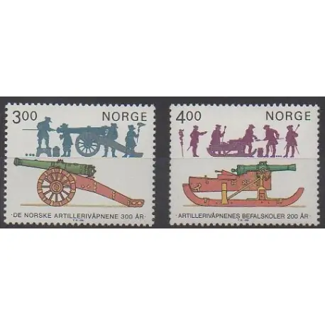 Offre Exclusive Norvège - 1985 - No 877/878 - Histoire militaire