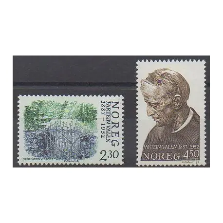 Norvège - 1987 - No 929/930 - Musique Vente Flash