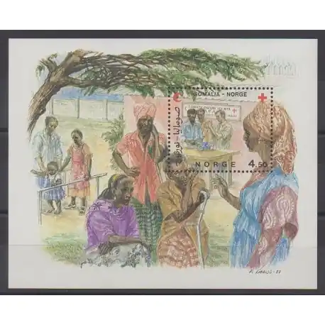 Pas Cher Norvège - 1987 - No BF7 - Santé ou Croix-Rouge