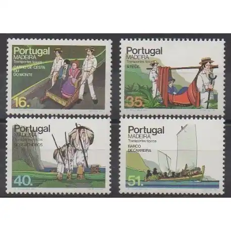 Usine Directe Portugal (Madère) - 1984 - No 98/101 - Transports