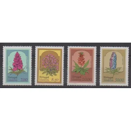 Portugal (Madère) - 1981 - No 78/81 - Fleurs Nouvelle Collection
