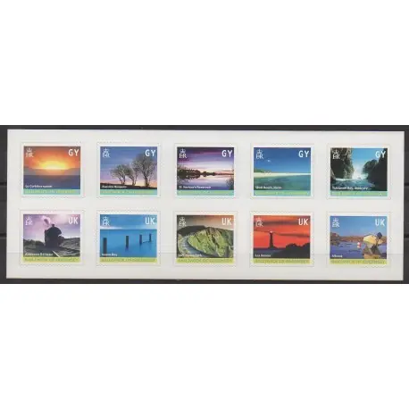 Nouvelle Collection Guernesey - 2001 - No 900/909 - Sites
