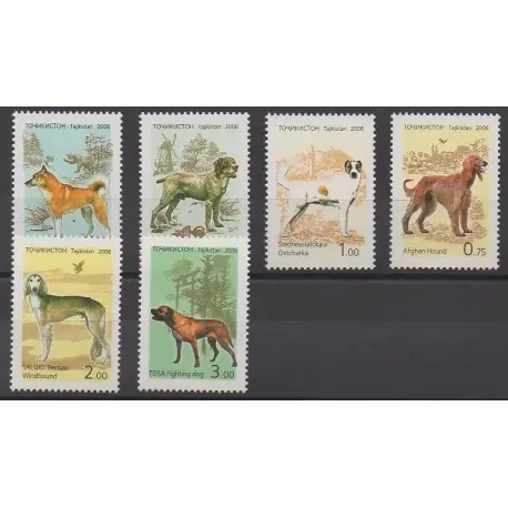 Meilleur Choix Tadjikistan - 2006 - No 342/347 - Chiens