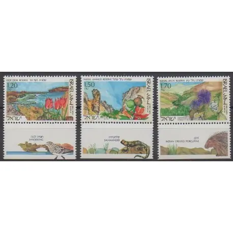 Offre Limitée Israël - 1993 - No 1197/1199 - Parcs et jardins