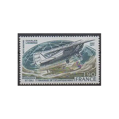 France - Poste aérienne - 1977 - No PA50 - Aviation Nouveauté