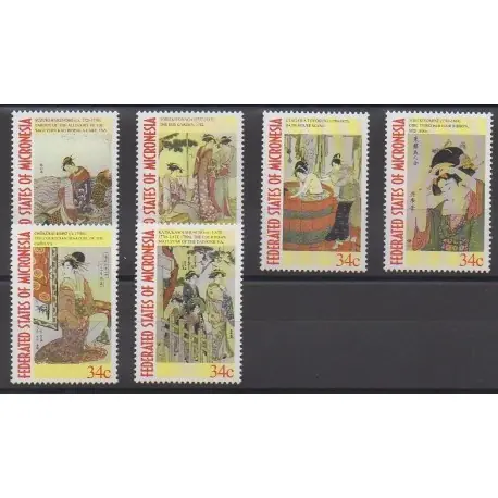 Quantité Limitée Micronésie - 2001 - No 996/1001 - Peinture