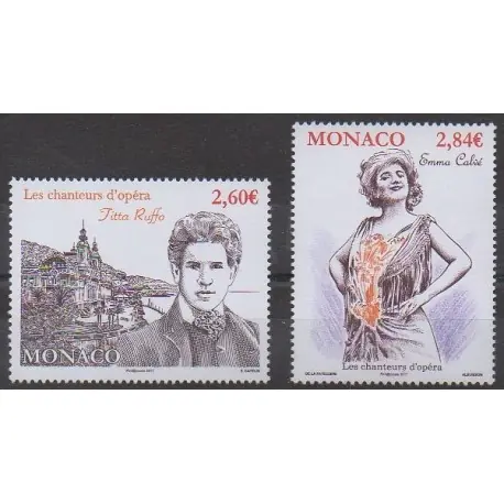 Monaco - 2017 - No 3096/3097 - Musique Prix Cassé