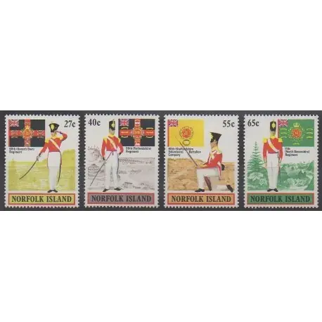 Vente Flash Norfolk - 1982 - No 294/297 - Histoire militaire