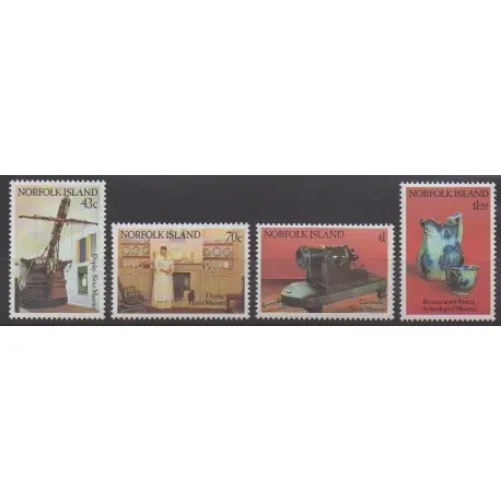Norfolk - 1991 - No 493/496 Prix Choc