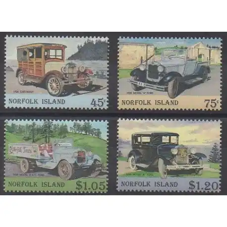 Norfolk - 1995 - No 567/570 - Voitures Livraison Mondiale