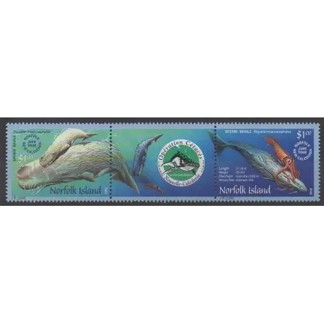 Norfolk - 2002 - No 755/756 - Animaux marins - Mammifères Nouveauté